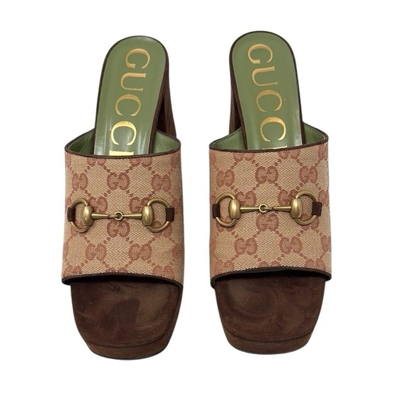 Gucci Brown Heels - Picture 1 of 6